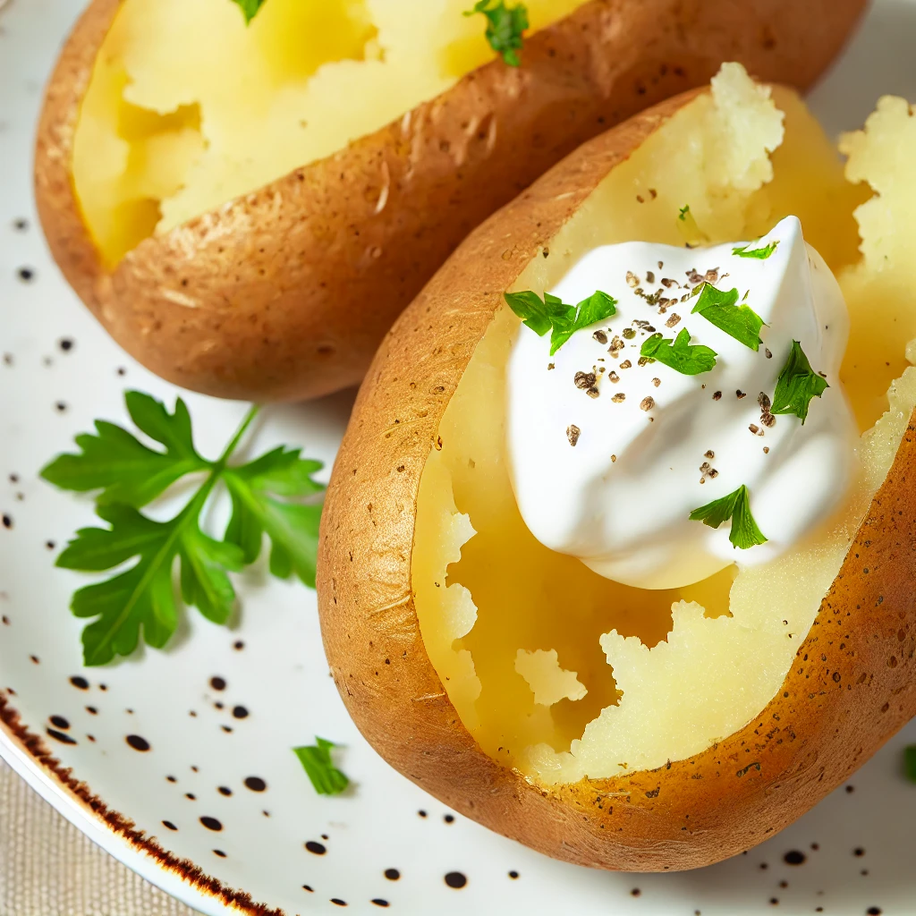 microwave baked potato