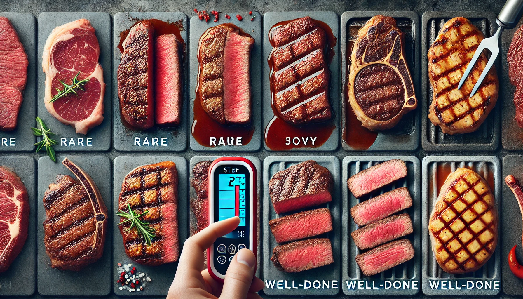 medium rare steak temp