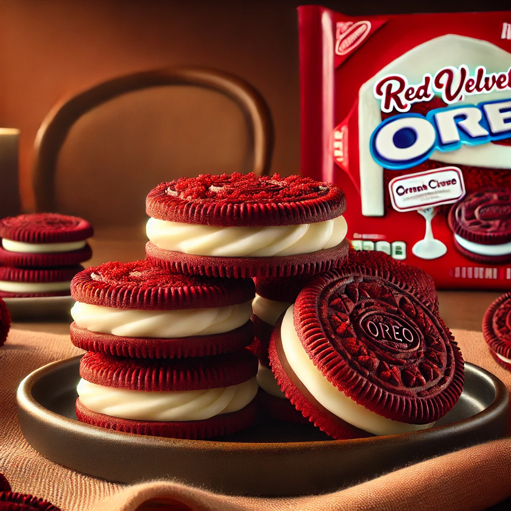 red velvet oreos