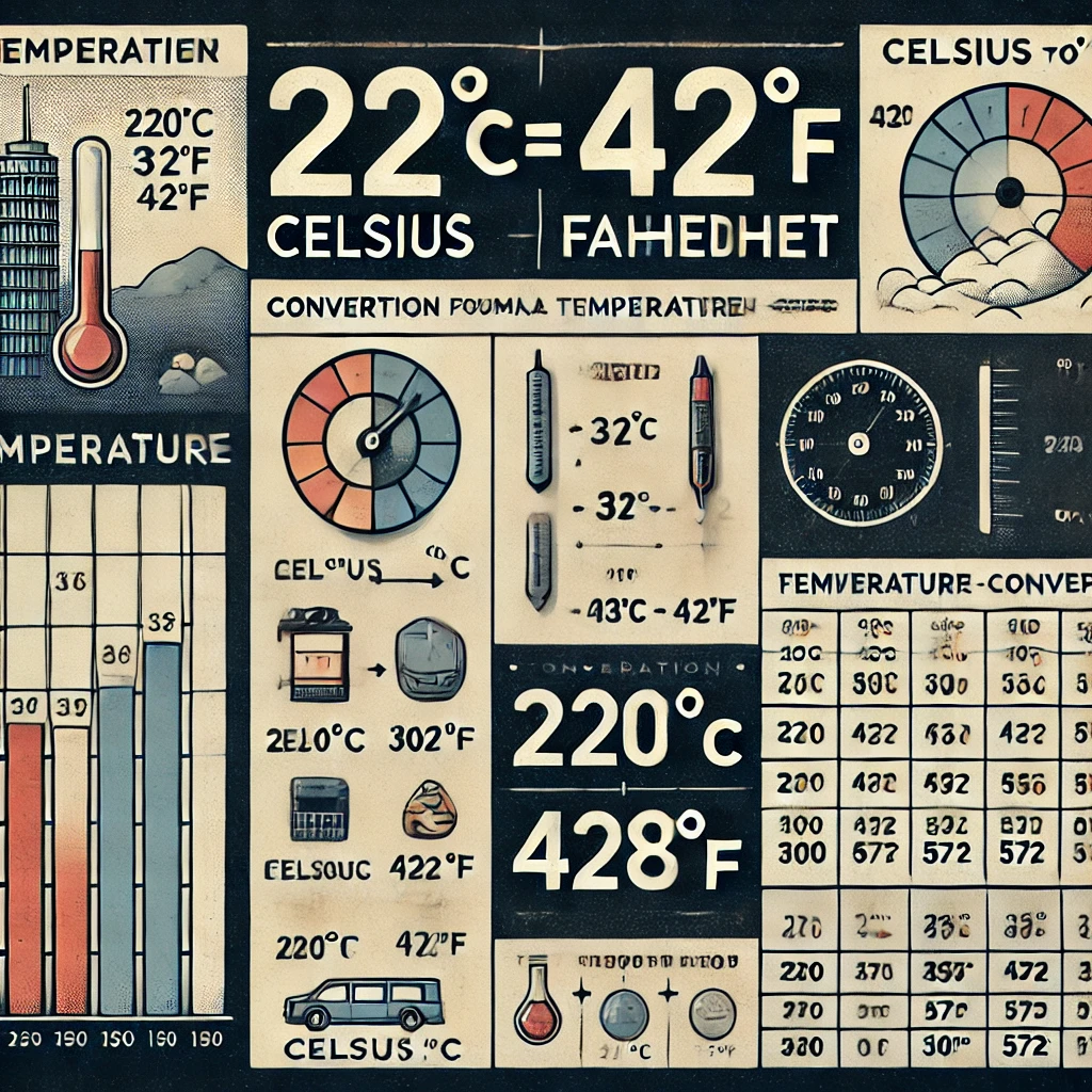 220 c to f