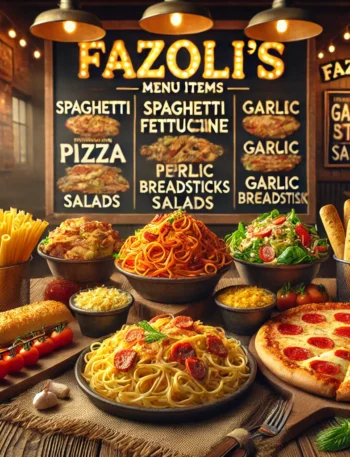 fazolis menu