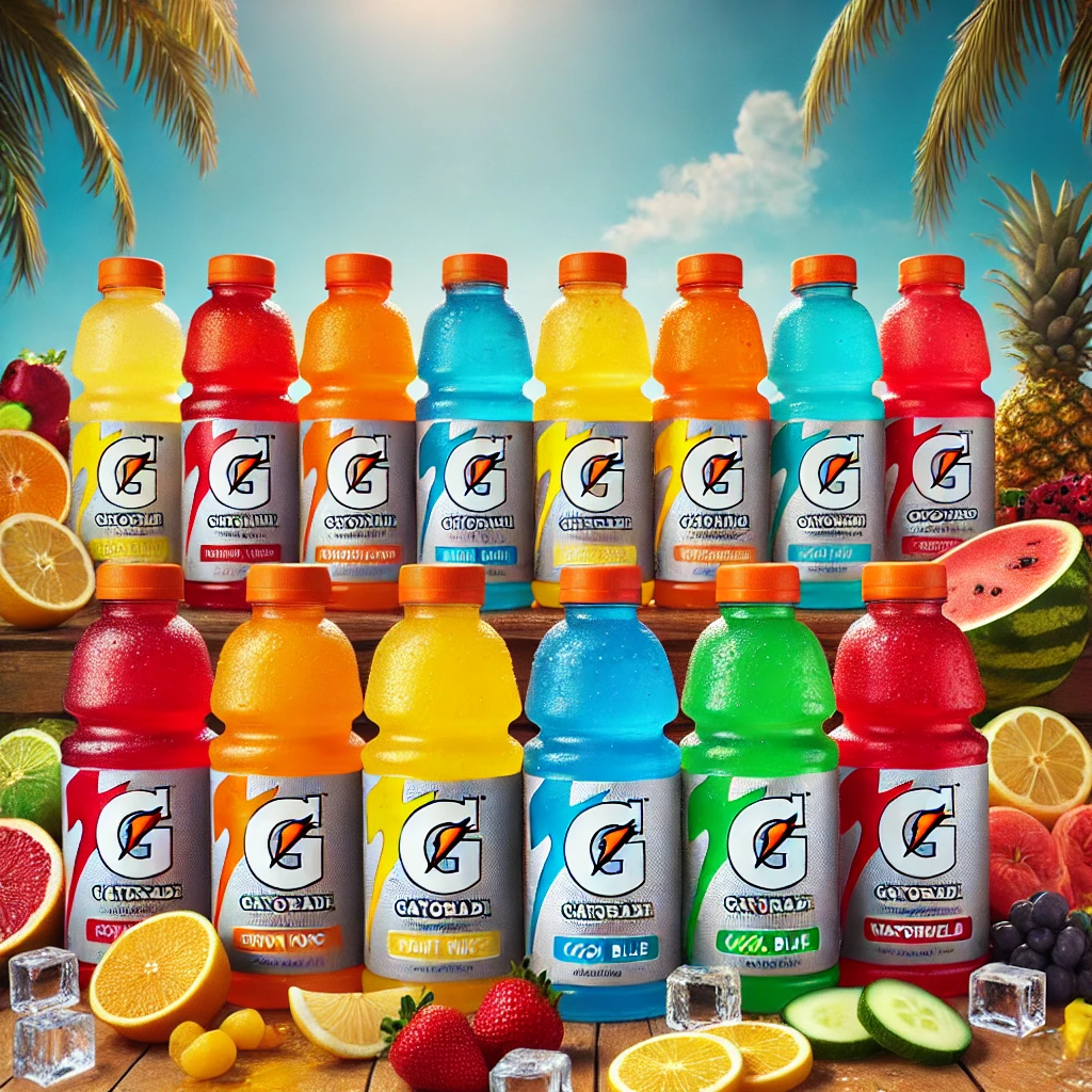 gatorade flavors