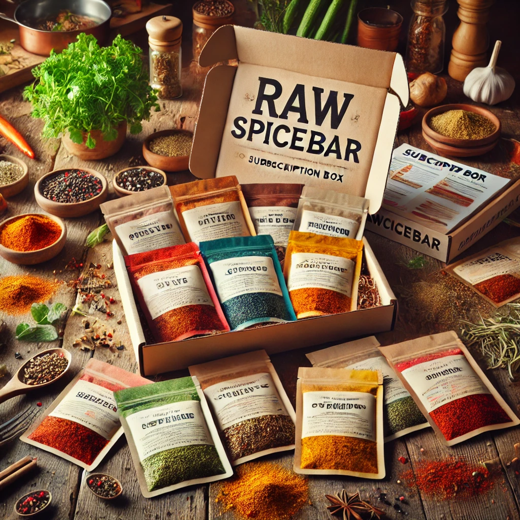 spice of the month rawspicebar