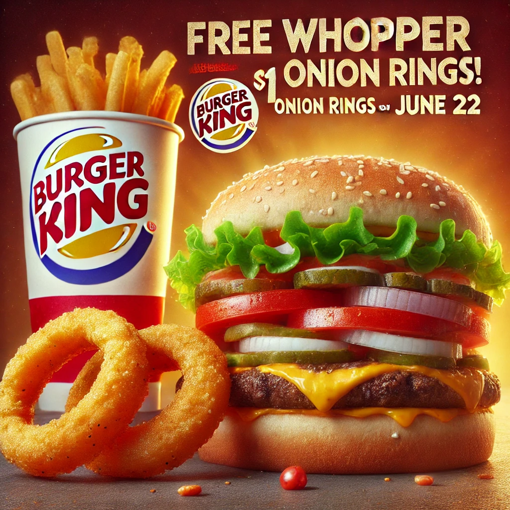 burger king giving away free whoppers restaurant