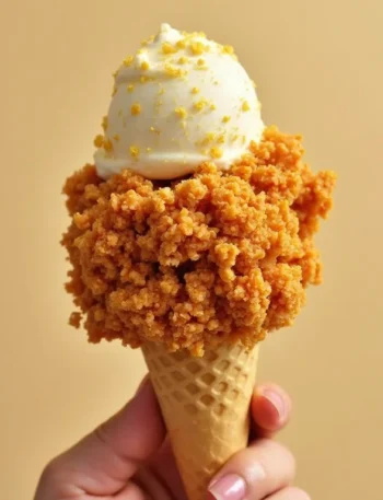 fried chicken ice cream