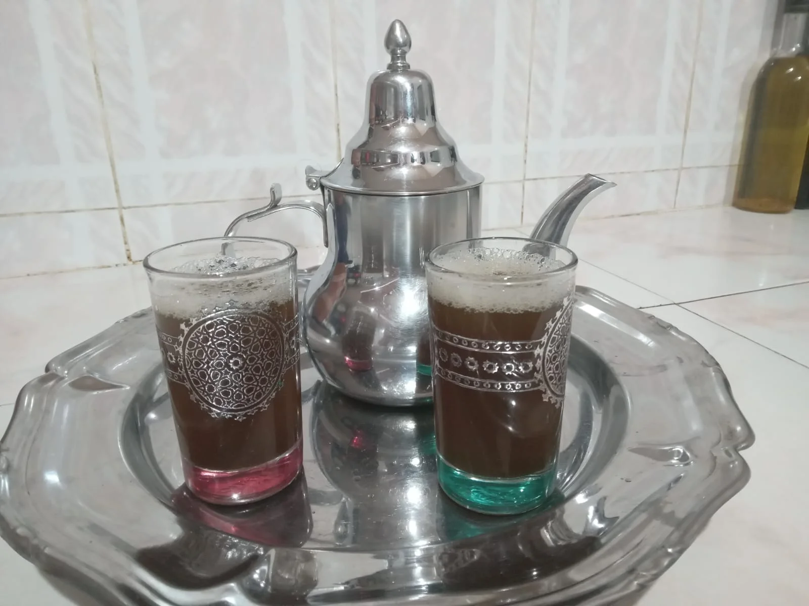 spearmint tea:Traditional Moroccan Mint Tea 1