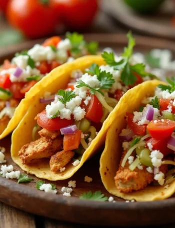 Spicy Chicken Tacos & Serrano Pepper