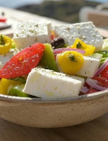 Greek Salad with Pepperoncini