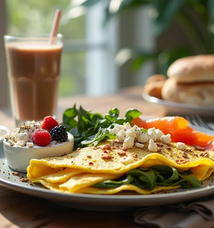 high protein breakfast