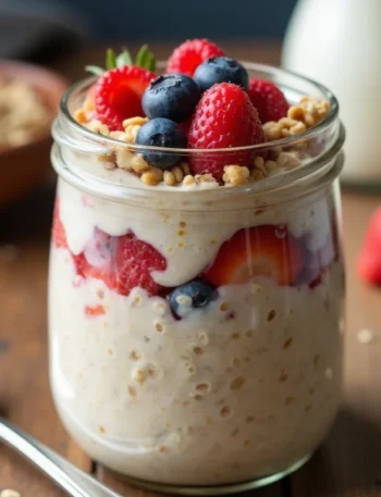 Overnight Protein Oats High Protein Breakfast