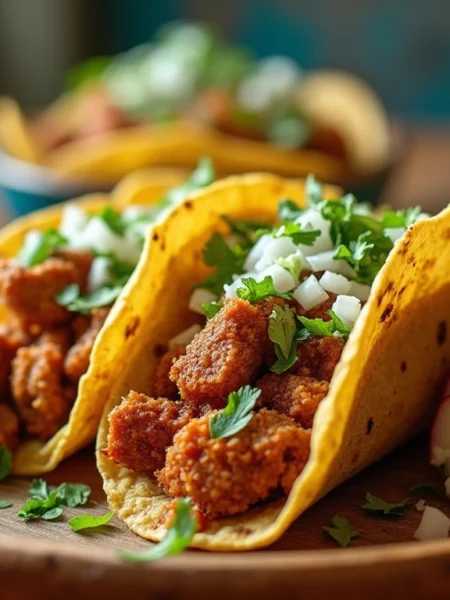Tacos de Buche meat