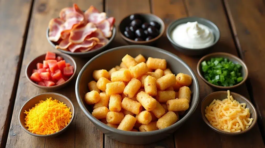loaded tater tots
