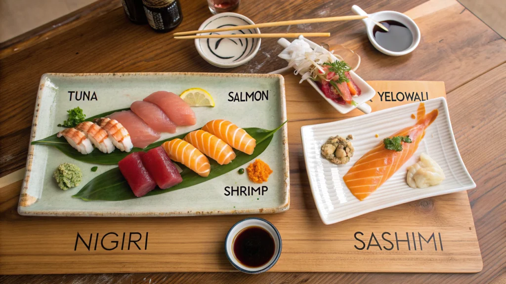 Nigiri vs Sashimi