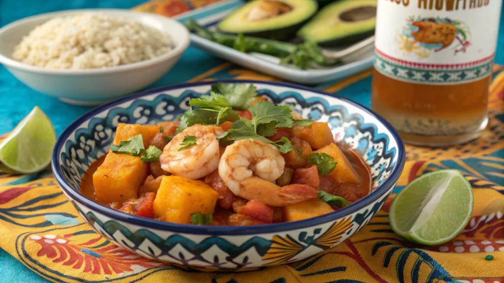 Calabaza con Camarones