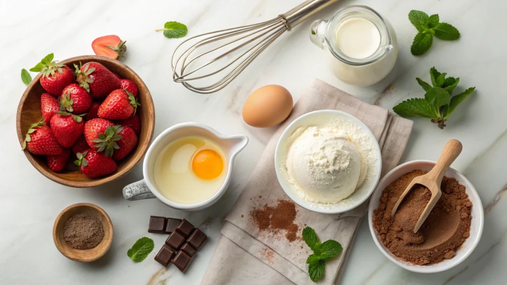 Neapolitan Ice Cream ingredients