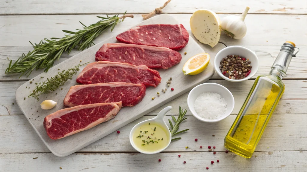 Sirloin Steak with Béarnaise Sauce ingredients