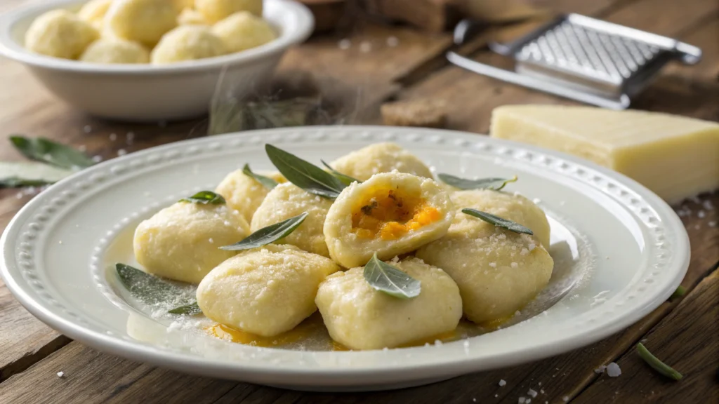 Grana Padano-Stuffed Gnocchi