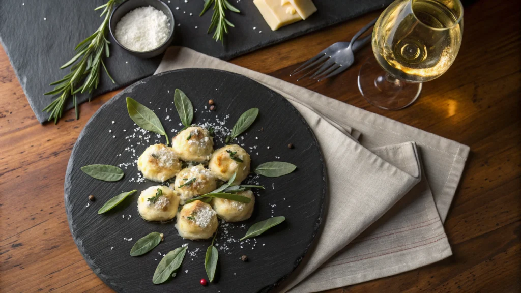 Grana Padano-Stuffed Gnocchi