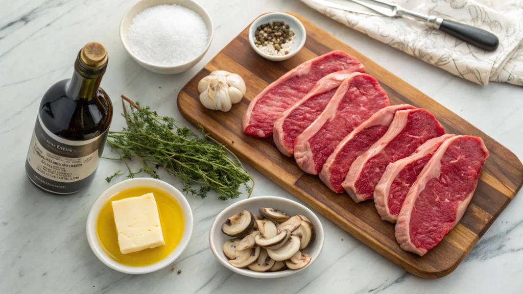 Sirloin Steak with Béarnaise Sauce ingredients