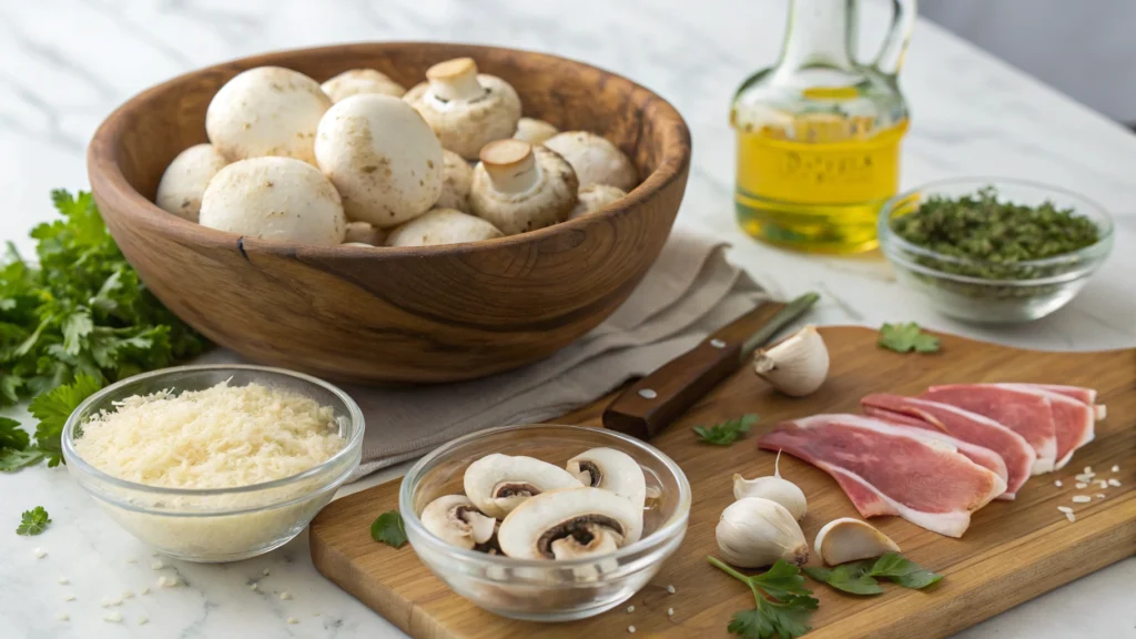 Stuffed Mushrooms with Prosciuttini 1