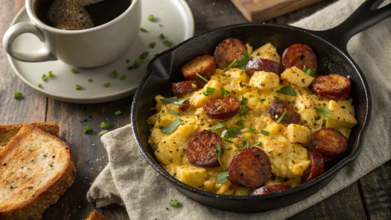 Linguiça Breakfast Scramble