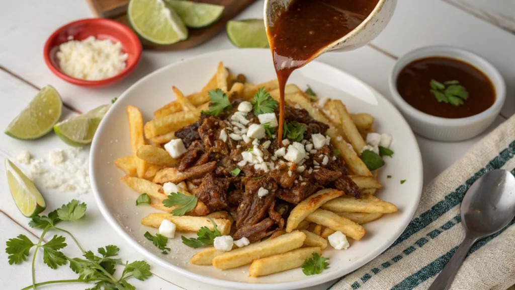 Birria Poutine(Birria bomb)