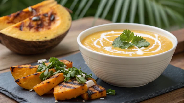 Crema de Calabaza y Coco