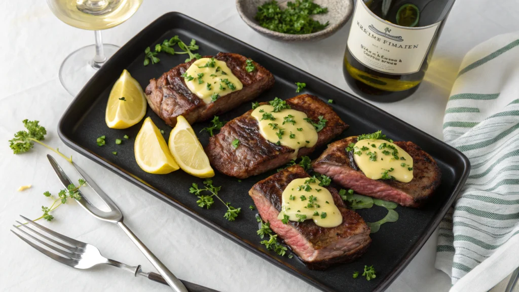 Sirloin Steak with Béarnaise Sauce