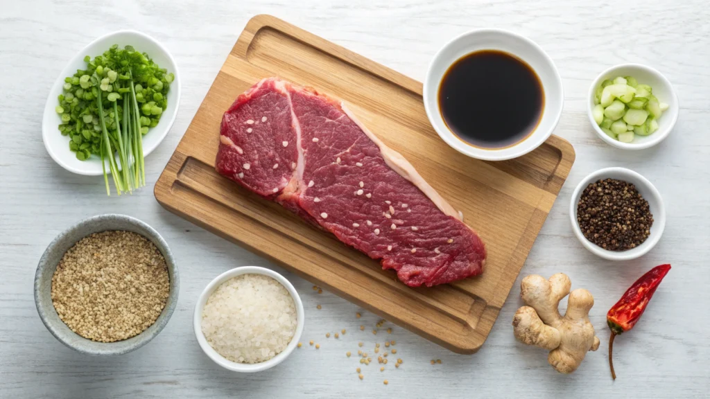 Japanese Teriyaki Sirloin Steak