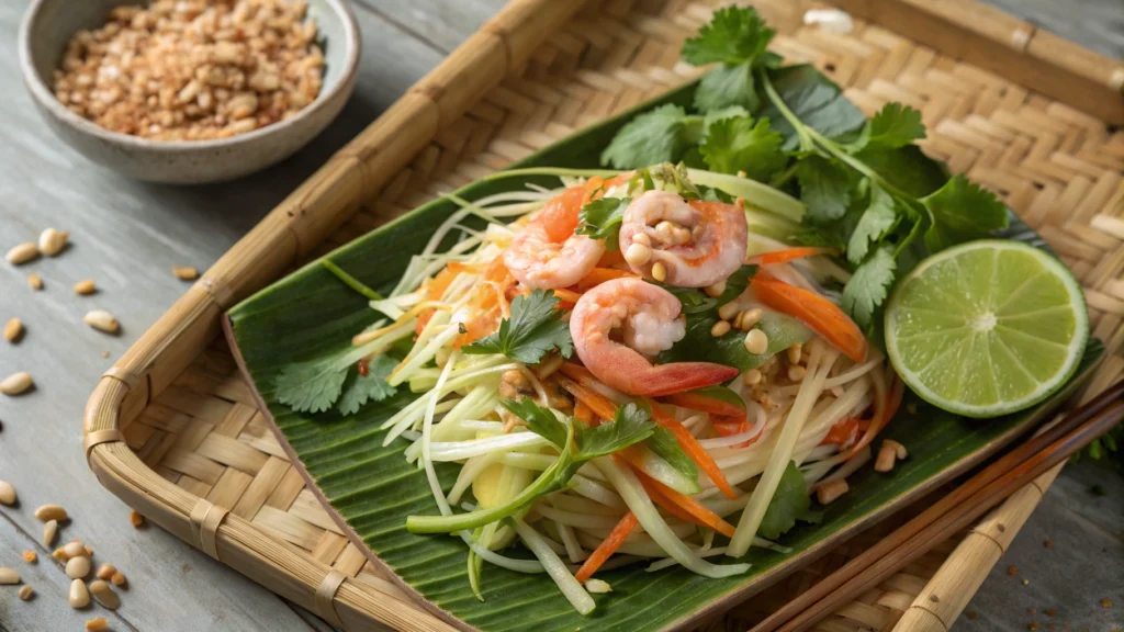 Vietnamese Gỏi Đu Đủ with Green Papaya 1