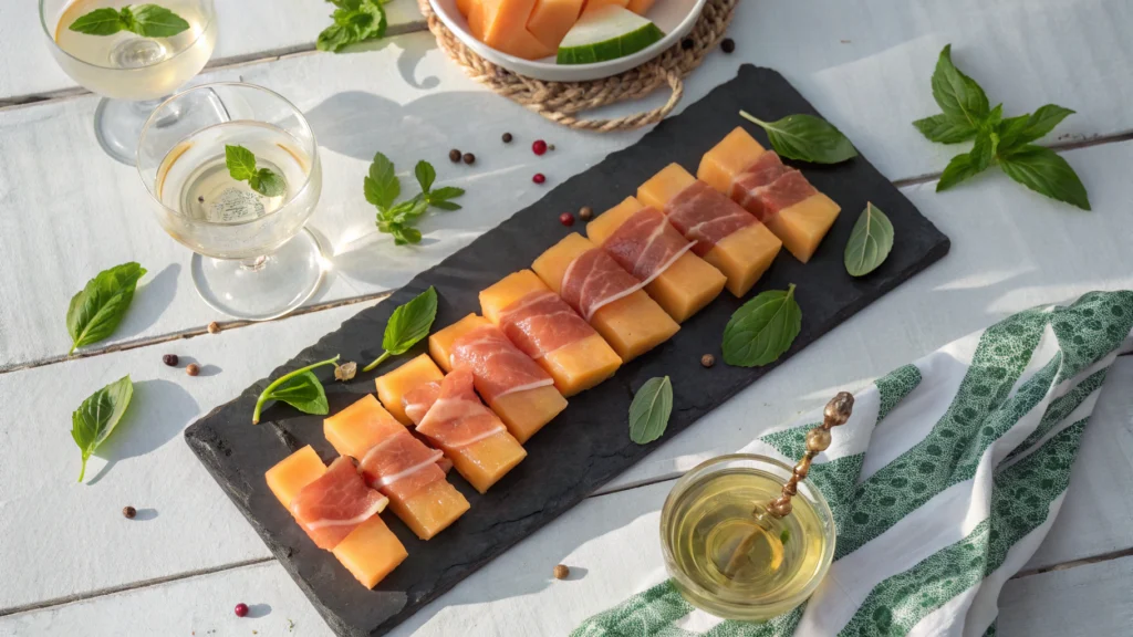 Prosciuttini and Melon 1