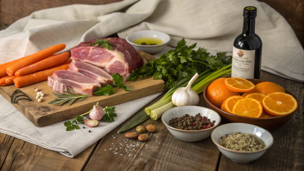 Coppa di Testa Romana & head cheese INGREDIENTS