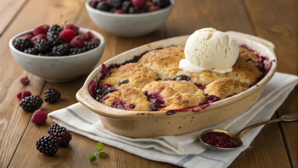 Boysenberry Cobbler recipe