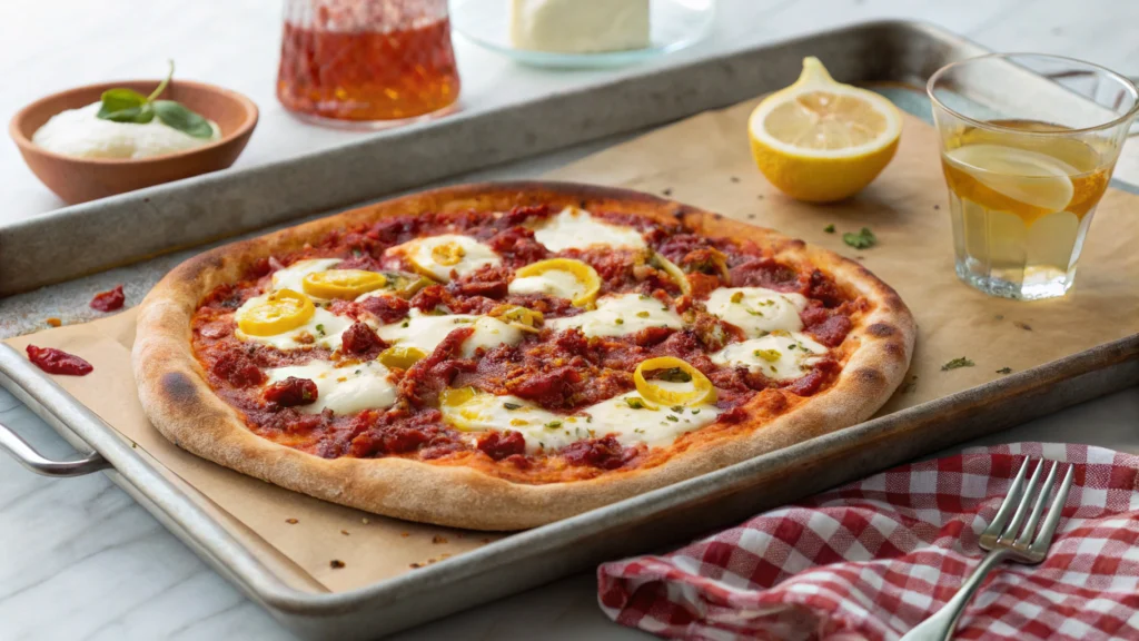 Calabrian Chili and Hot Honey Pizza