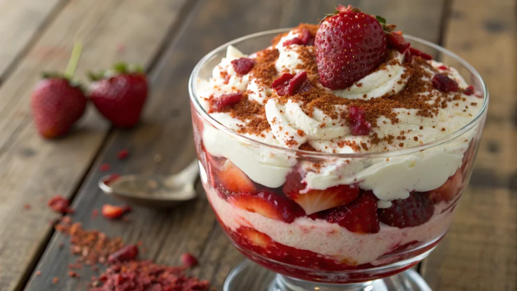 sumaksläktet (Sumac) and Strawberry Dessert: