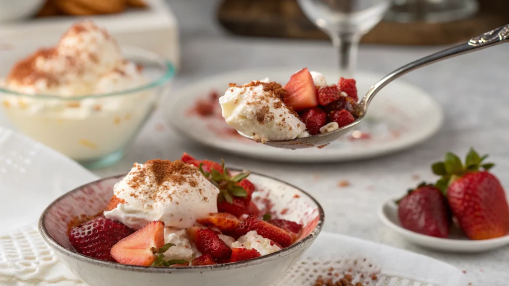 sumaksläktet (Sumac) and Strawberry Dessert: