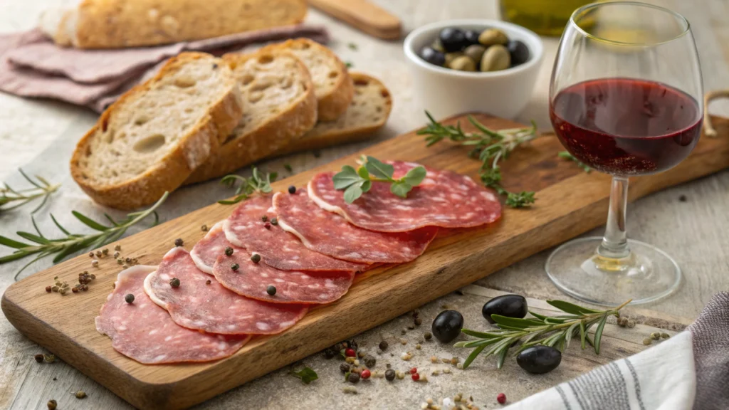 Soppressata Toscana and head cheese