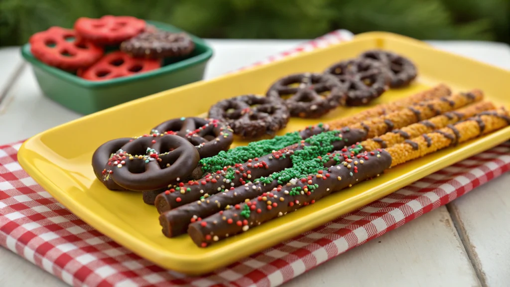 chocolate covered pretzels