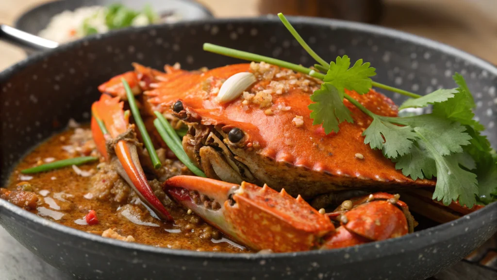 Singaporean White Pepper Crab recipe