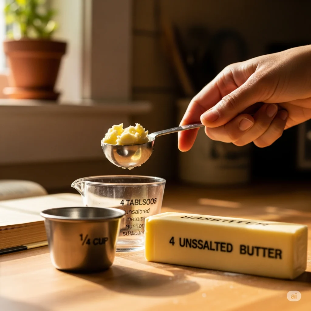 how many tablespoons in 1/4 cup