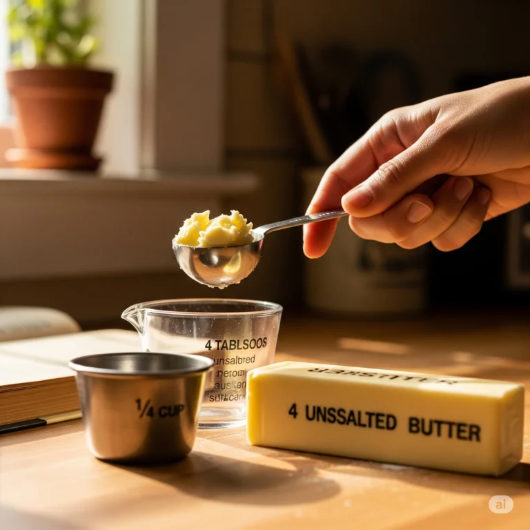 how many tablespoons in 1/4 cup